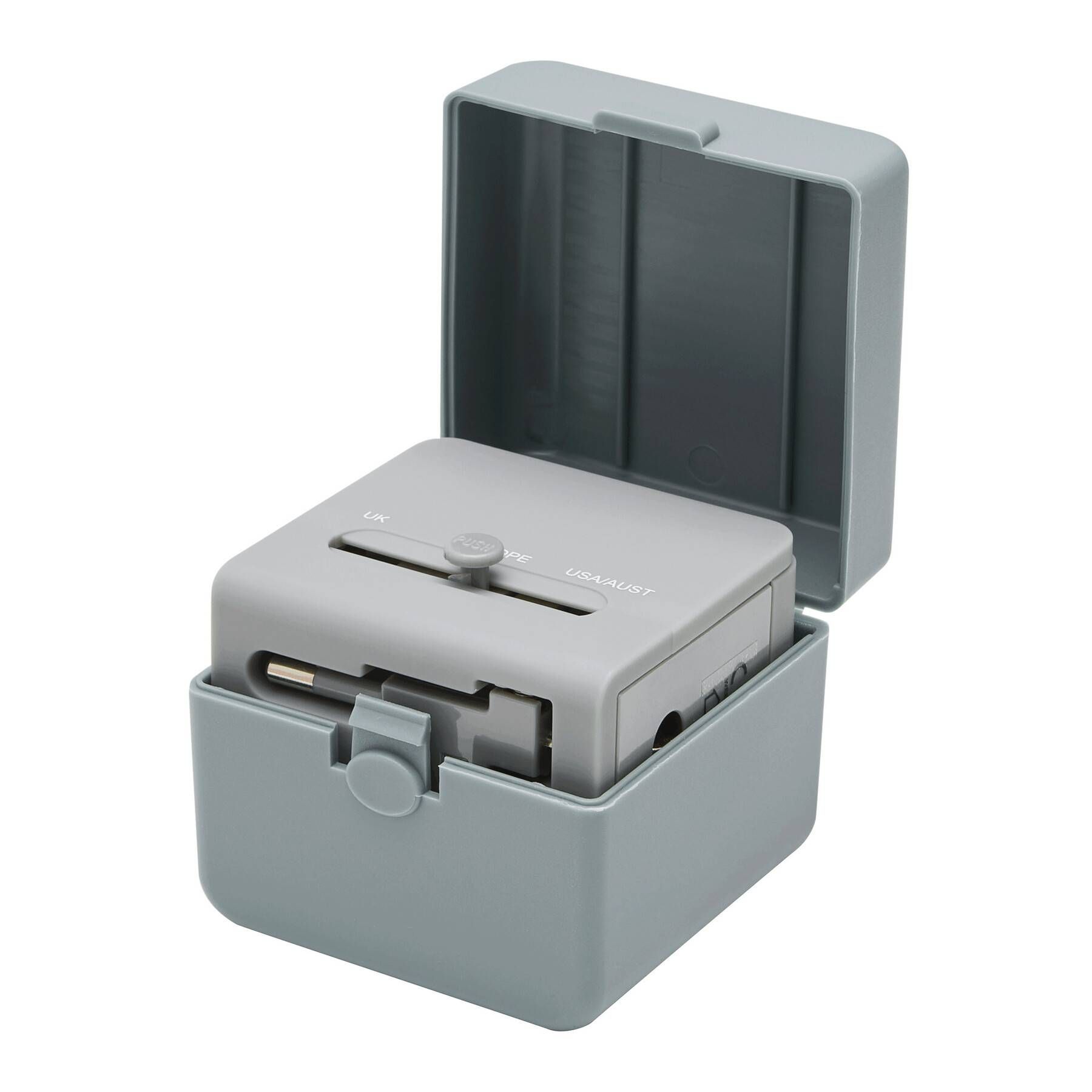Reiseadapter TRAVEL MATE - grau-199