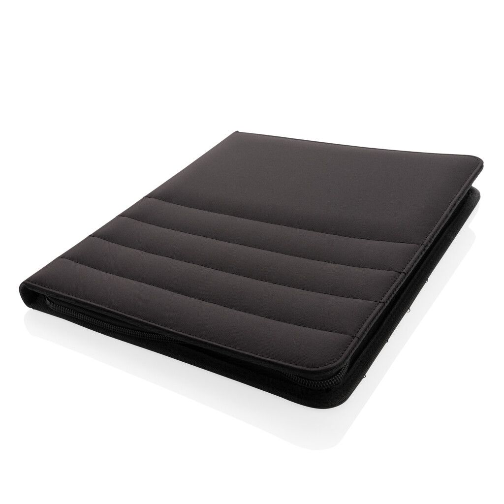 Impact AWARE™ RPET A4 Portfolio mit Reißverschluss - schwarz-291