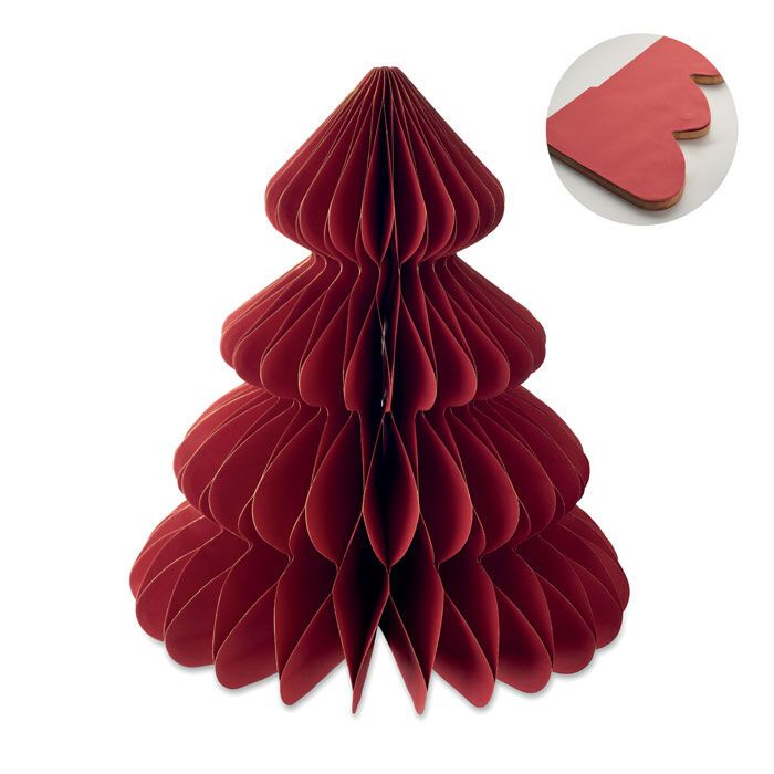 Weihnachtsbaum Papier HARMOBIG - rot-314