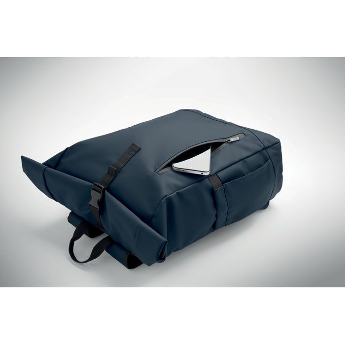 Rolltop-Rucksack 600D RPET BANGKOK ROLL - blau-811