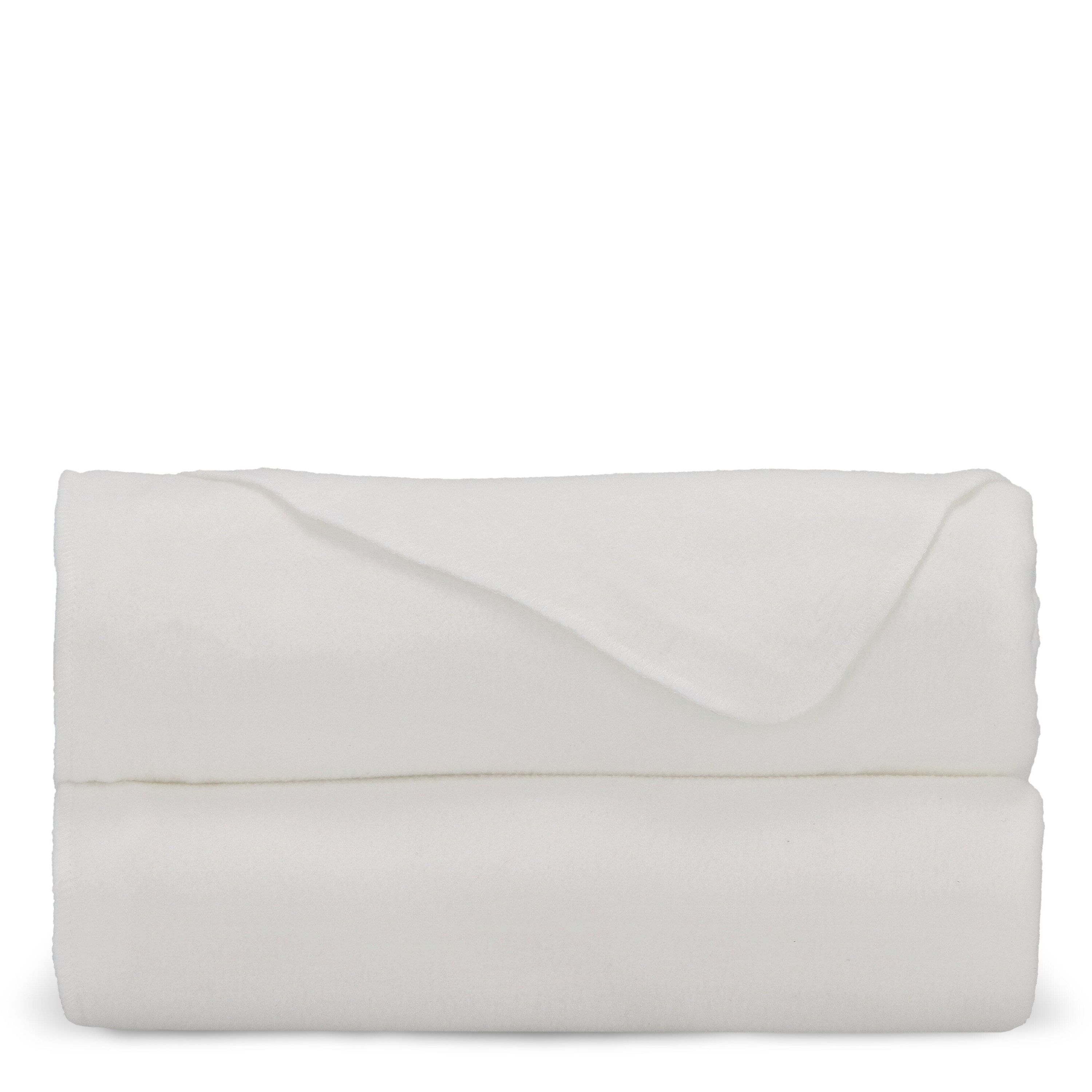 R-PET Fleece-Decke Sublimation 120 x 150 cm 250 g/m² - weiss-656