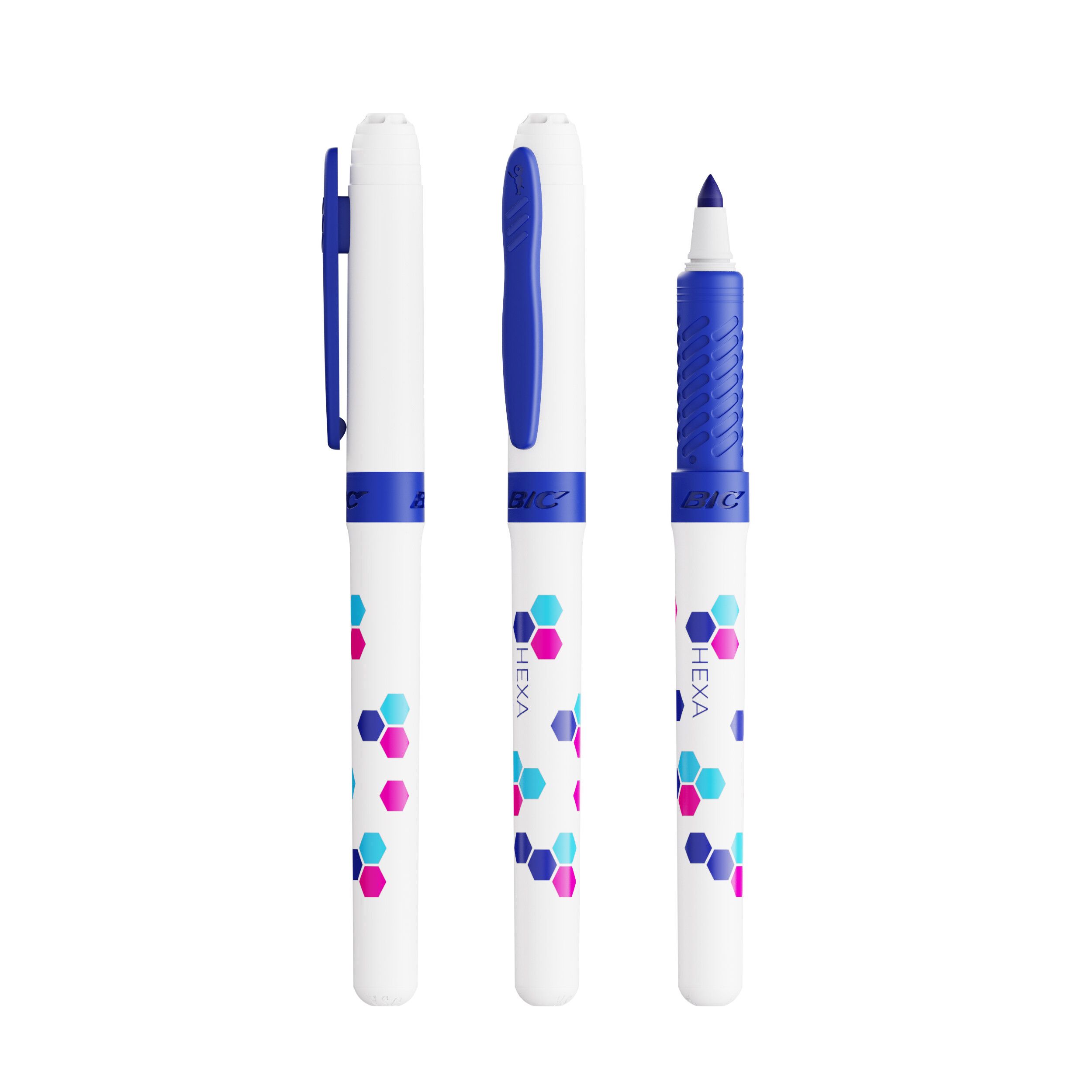 BIC® Mark-it Permanent Marker - weiß - blau-269