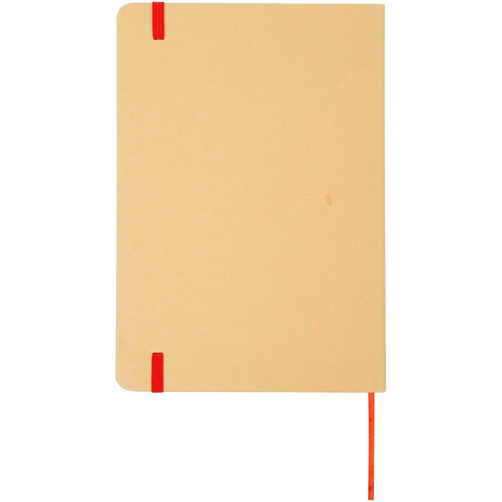 Nelida A5 Hardcover Notizbuch aus recyceltem Karton - rot-756