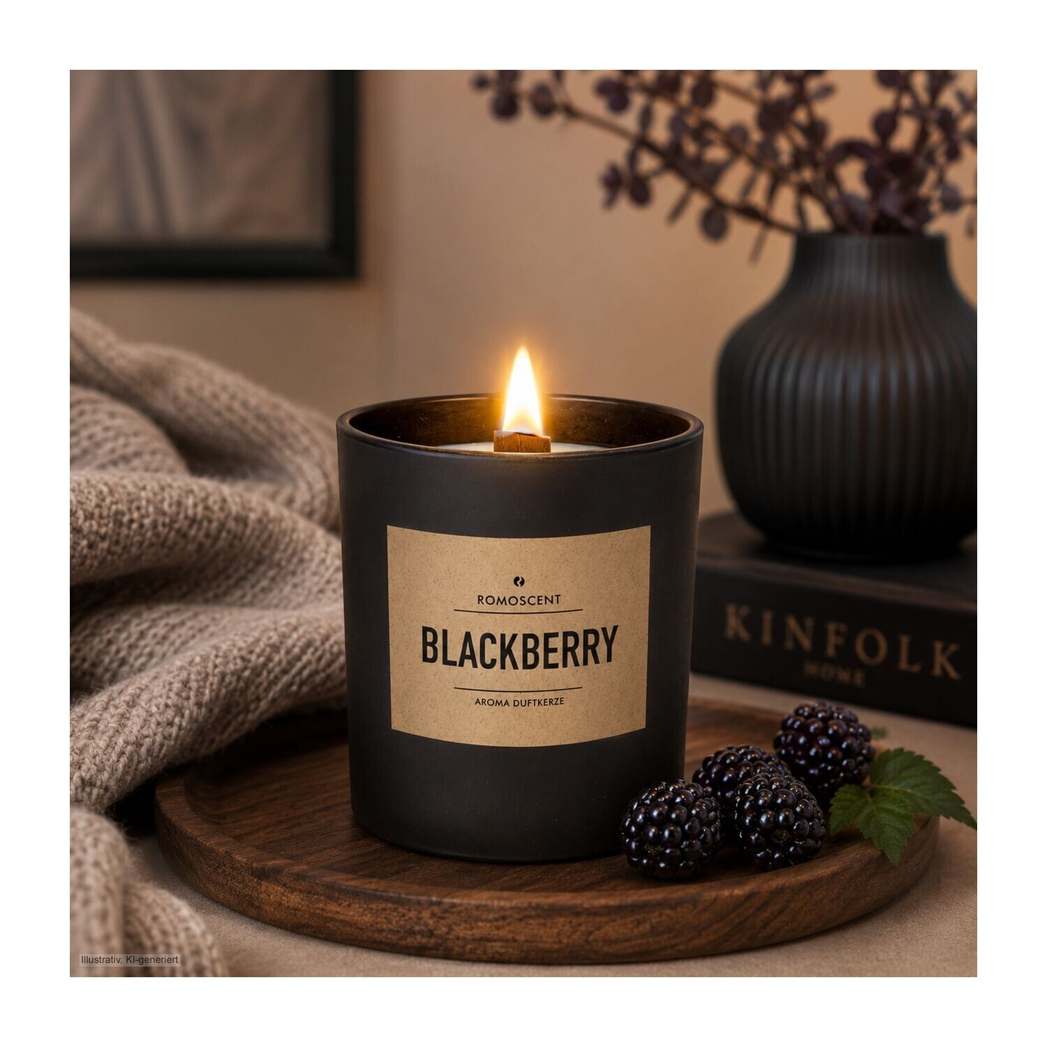 ROMOSCENT® Aromakerze Blackberry-889