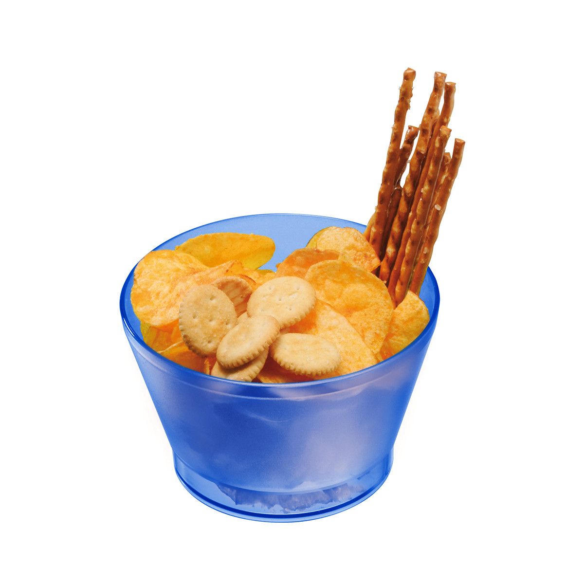 Snack- und Müslischale (600 ml) - gefrostet blau-393