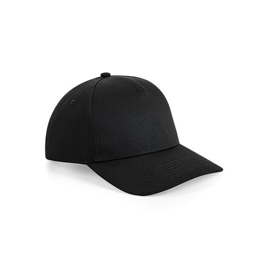 Urbanwear 5 Panel Snapback - black-258