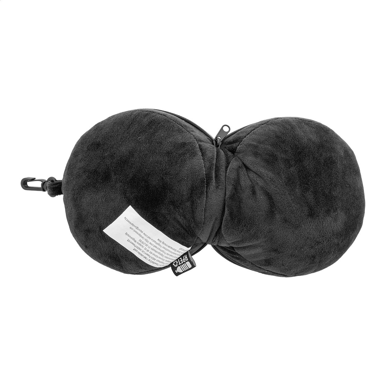 Dreamfly Reisekissen RPET - schwarz-474