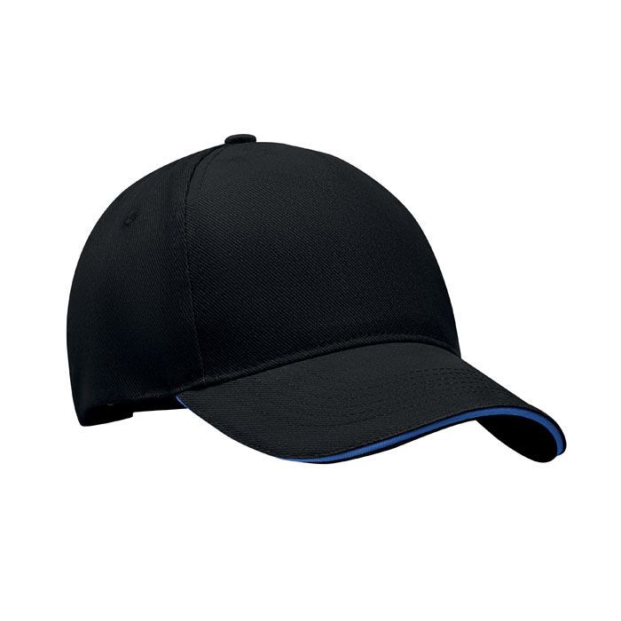 Baseball Kappe 5 Panels LONG BEACH SINGA - schwarz - blau-674