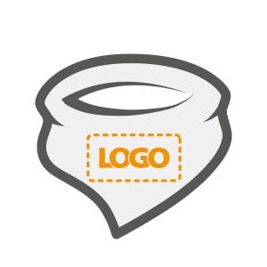Veredelungsposition Dreiecktuch Vorderseite