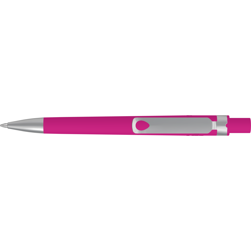 Recycled Pet Pen Core Si Gum Druckkugelschreiber - magenta-166