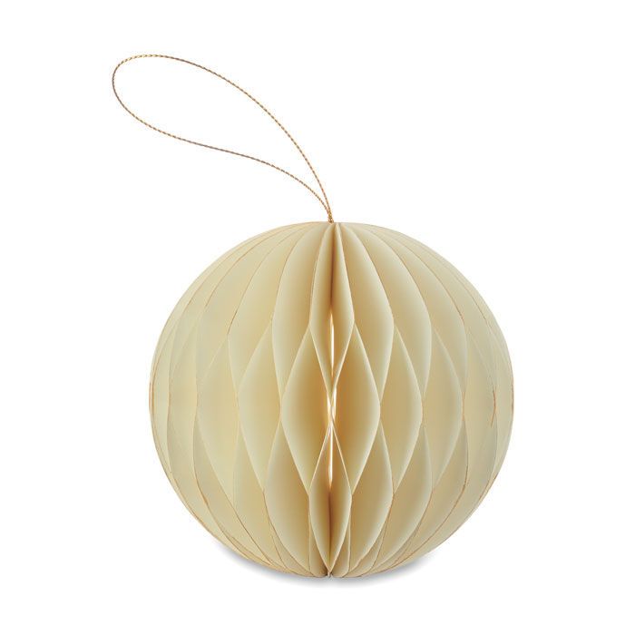 Faltbarer Papier-hänger HARMOBAUBLE - beige-75