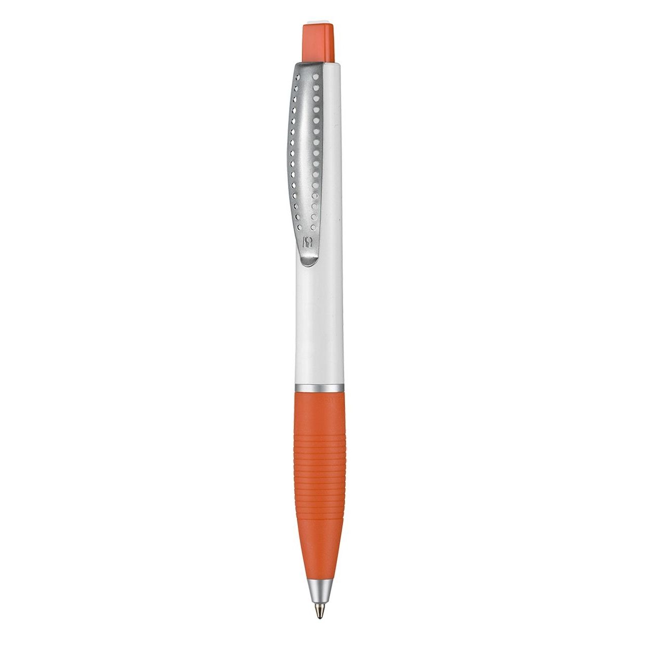 Kugelschreiber CLUB SI - weiss - orange-592