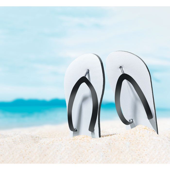 Sublimations-Zehensandalen DO MEL - schwarz-905