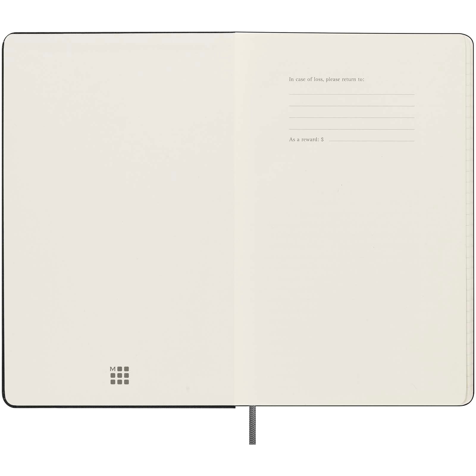 Moleskine Hardcover Wochenplaner L, undatiert - schwarz-245
