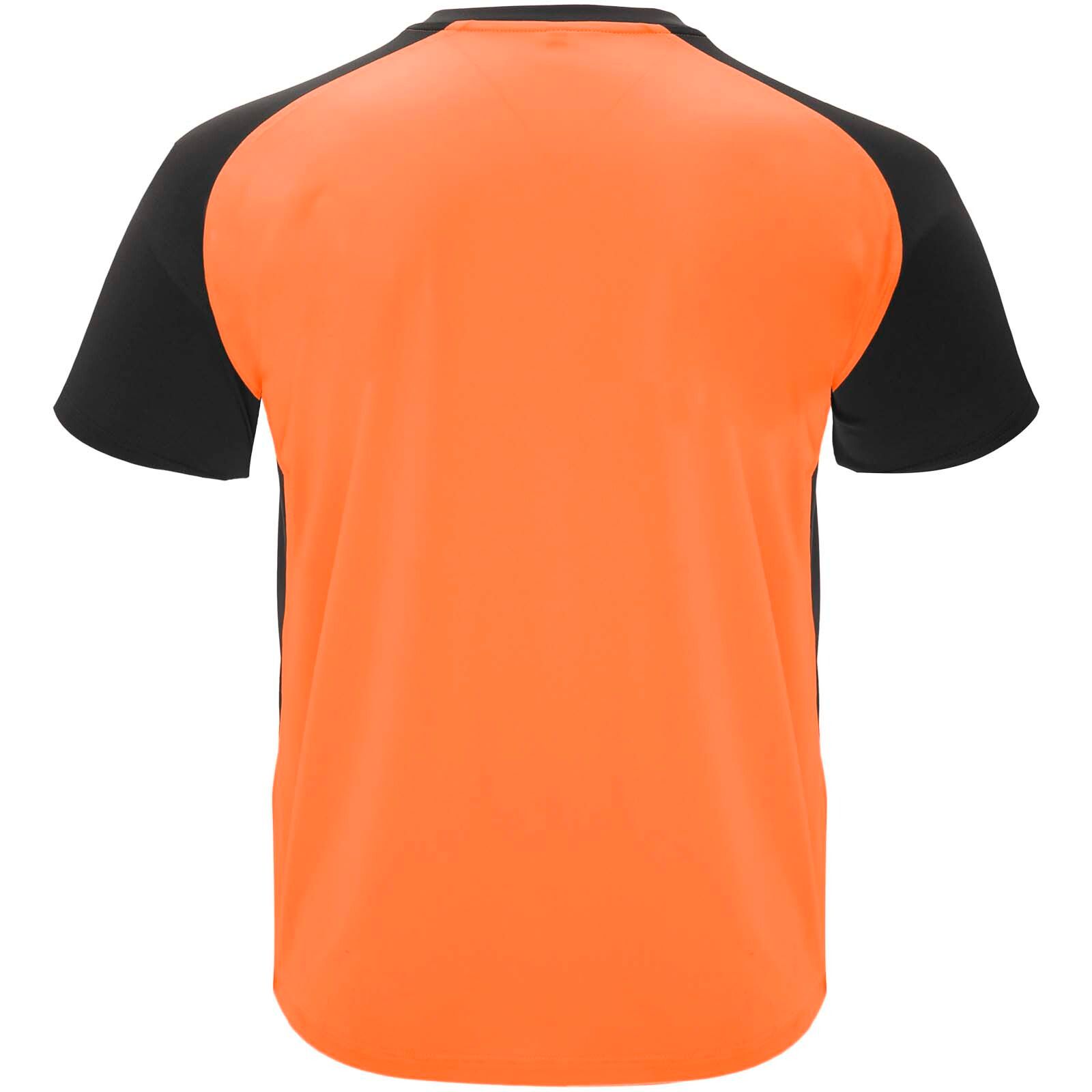 Bugatti Sport T-Shirt für Kinder - fluororange -  schwarz-1000