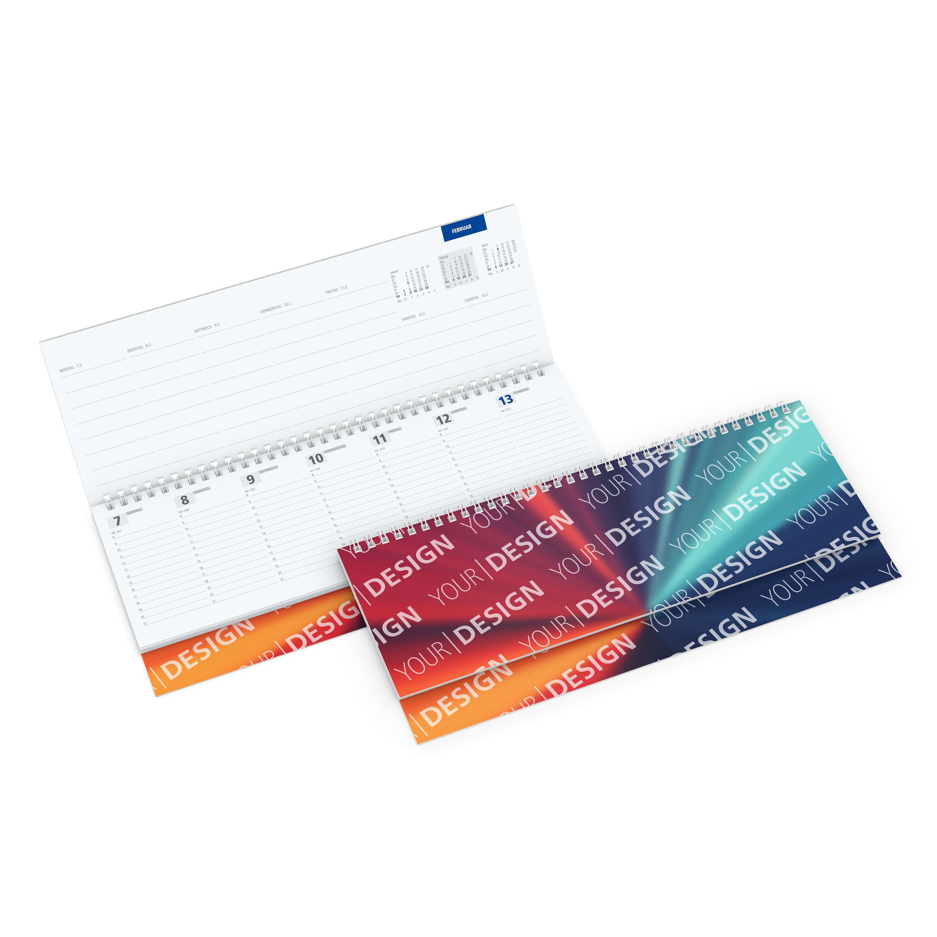 Tisch-Querkalender Master, Softcover Karton-66