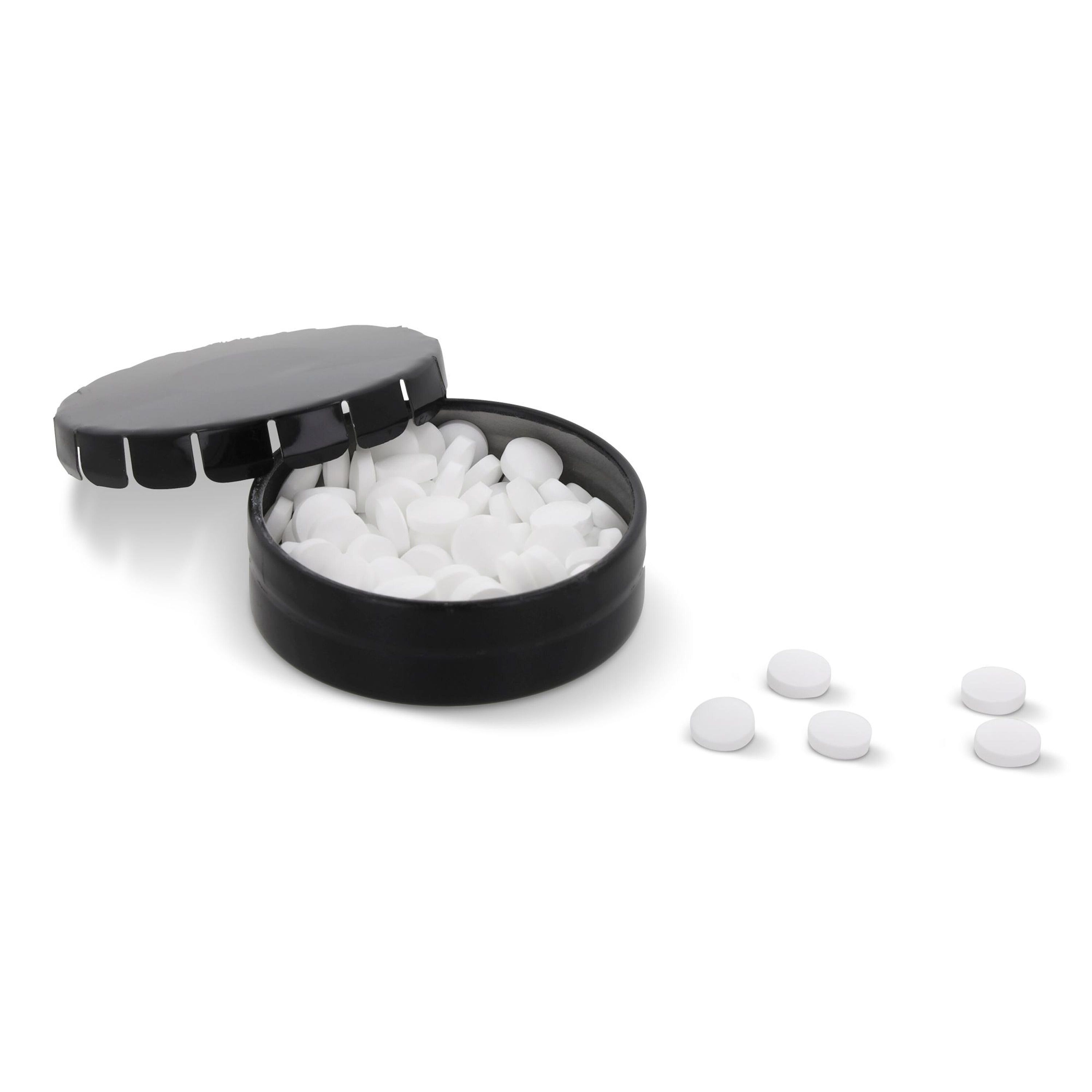 Mini-Clic-Dose Pfefferminzdose - schwarz-876