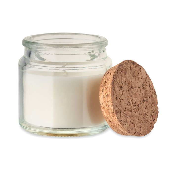 Kerze aus Pflanzenwachs 70g VALO - beige-778