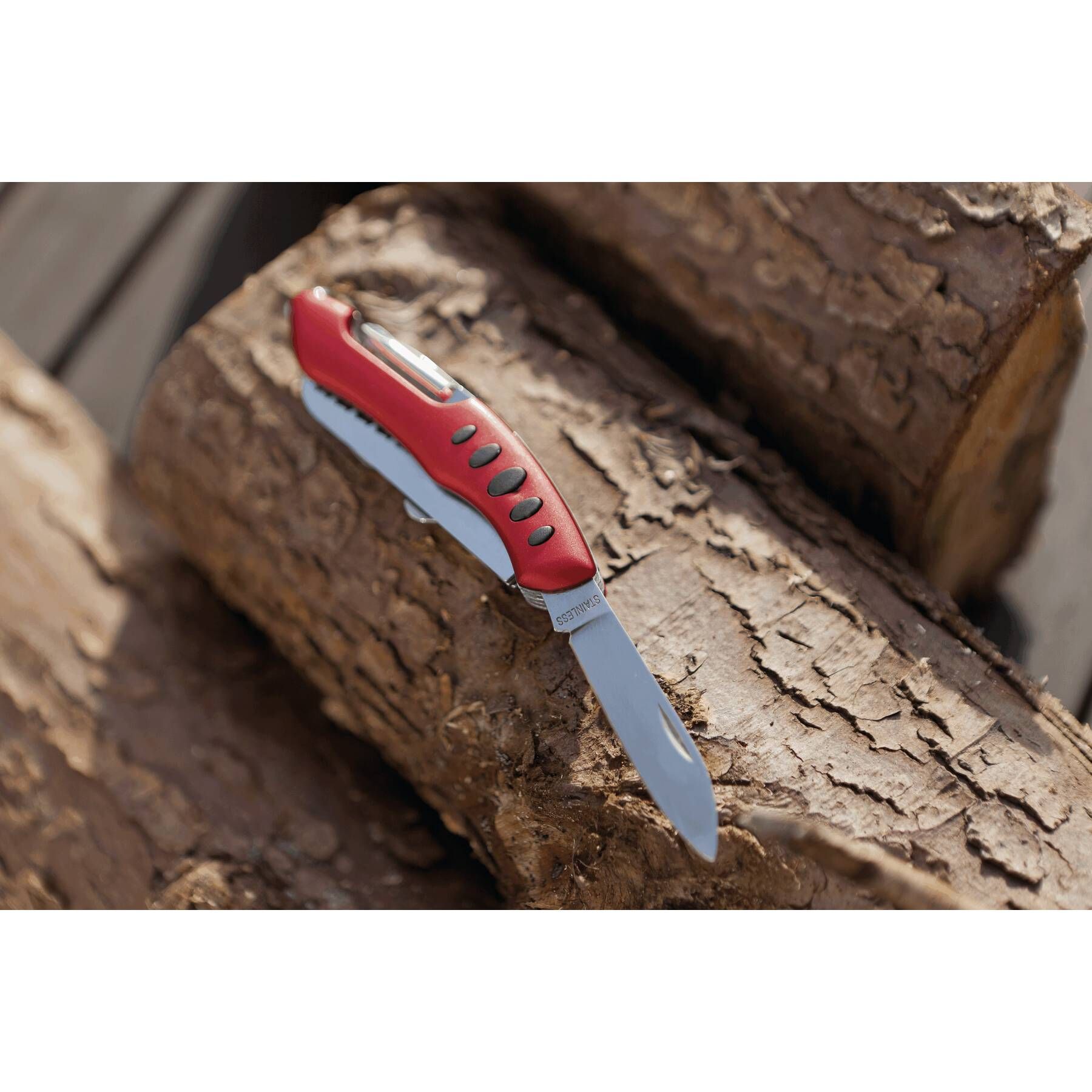 Taschenmesser BIG R. - rot - silber-12