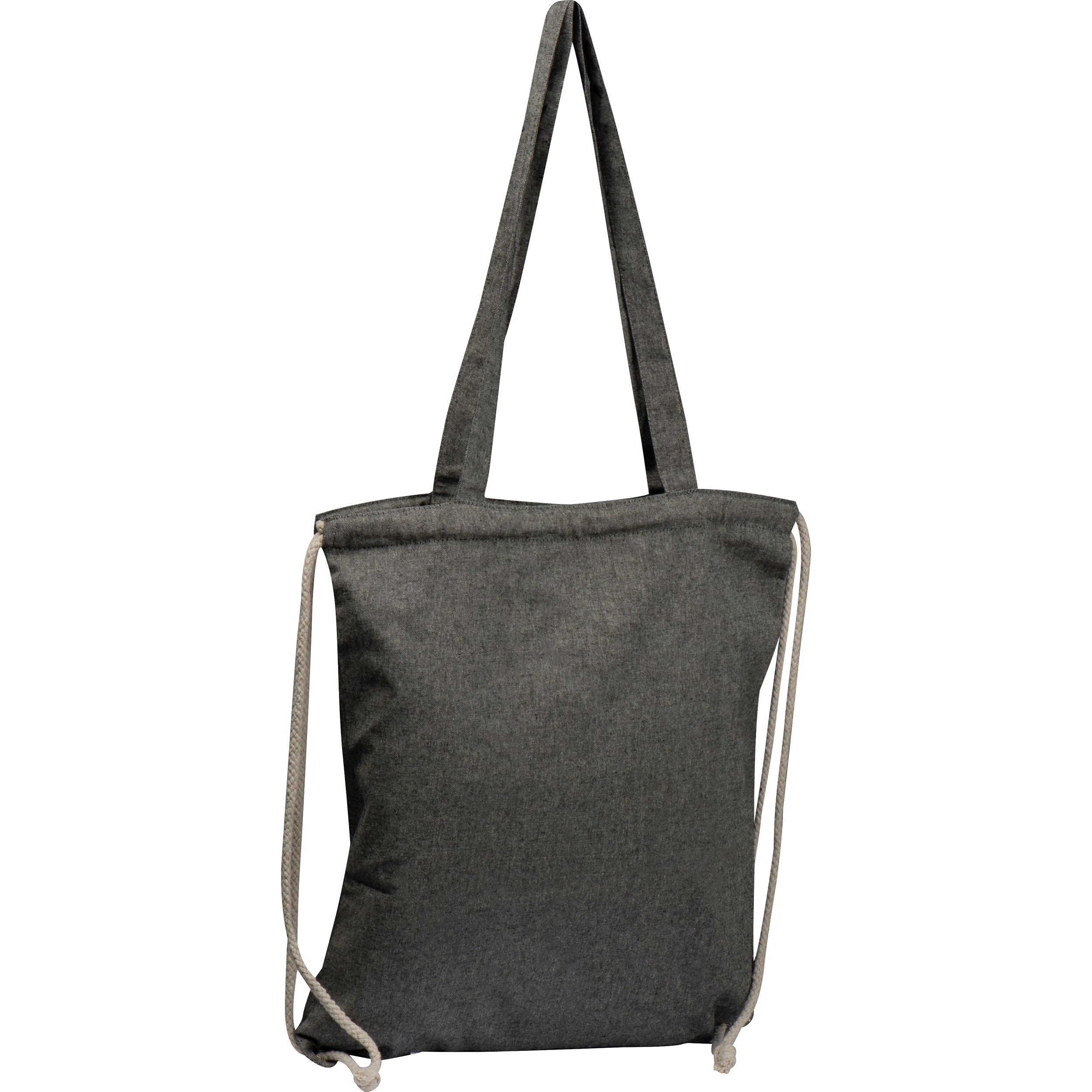Recycelte Baumwolltasche Addison - schwarz-332