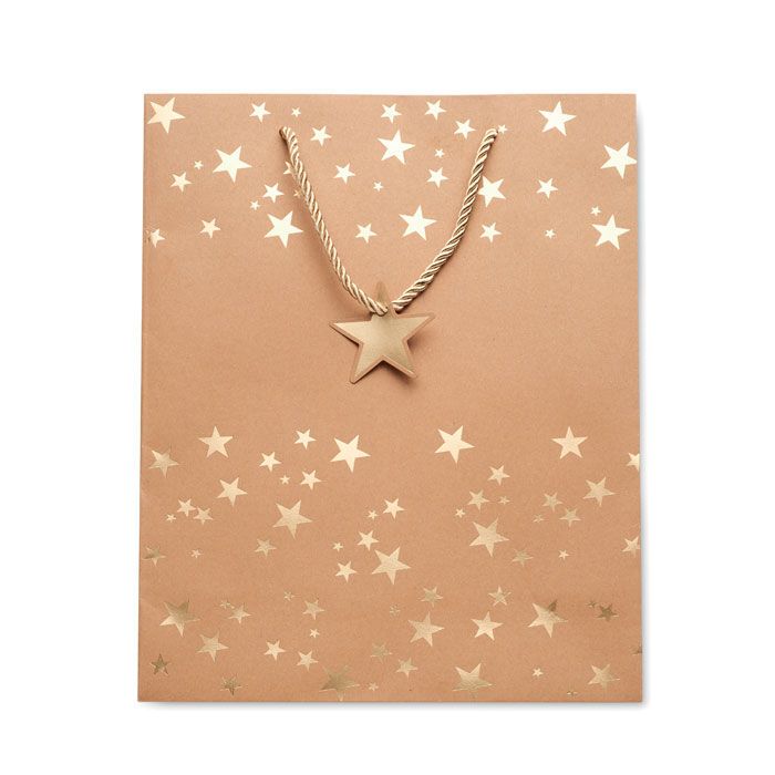 Geschenkpapiertüte SPARKLE - golden-309