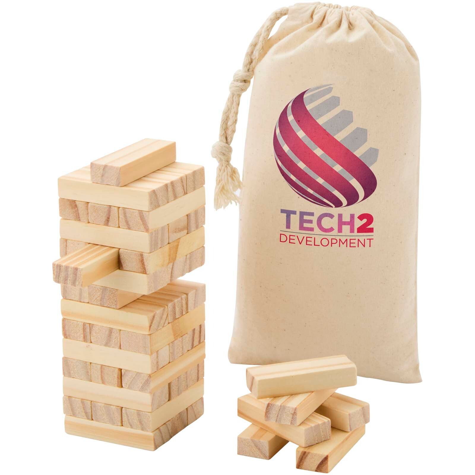 Jumble Wackelturm aus Holz - natur-238
