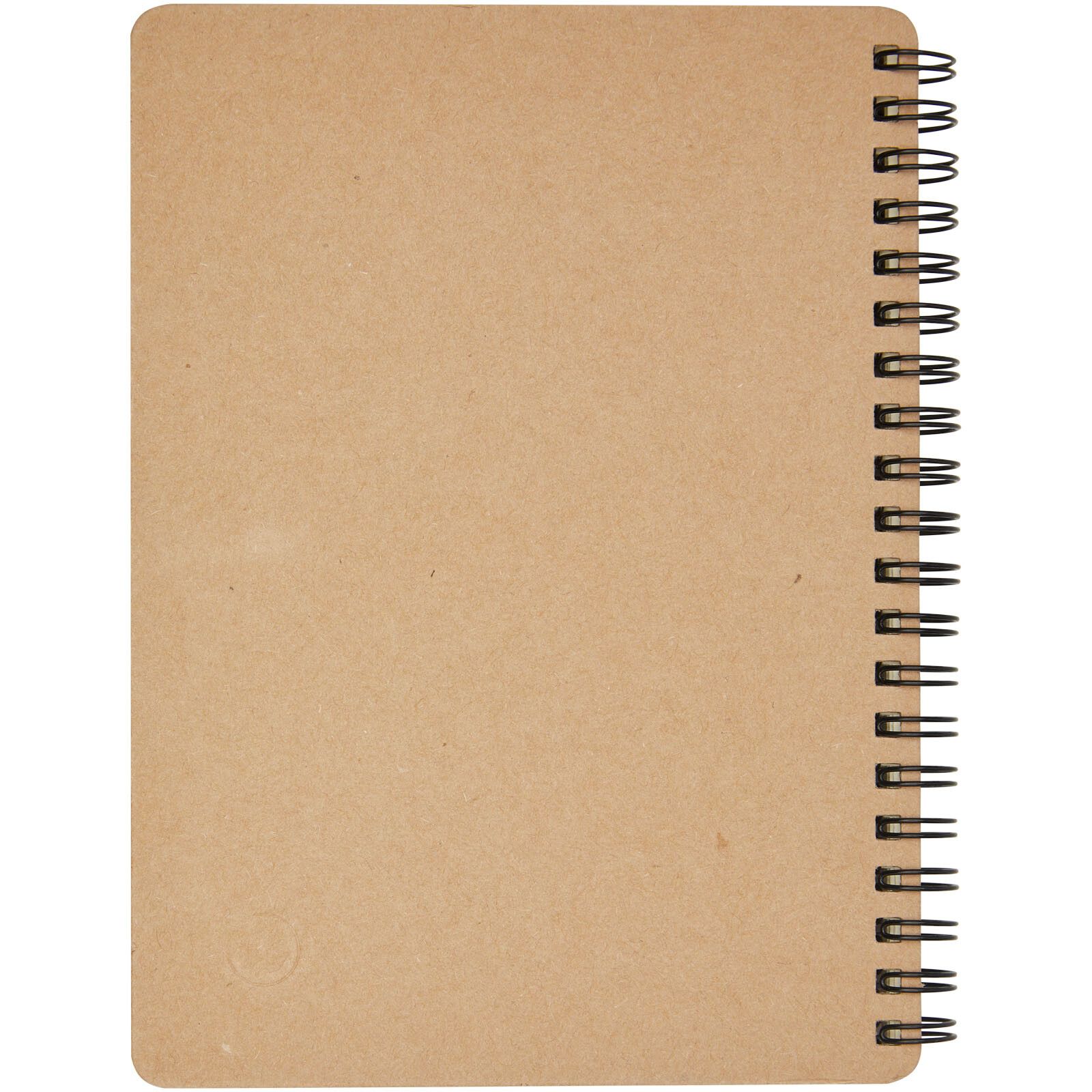 Priestly A6 Recycling Notizbuch mit Stift - natur -  rot-721