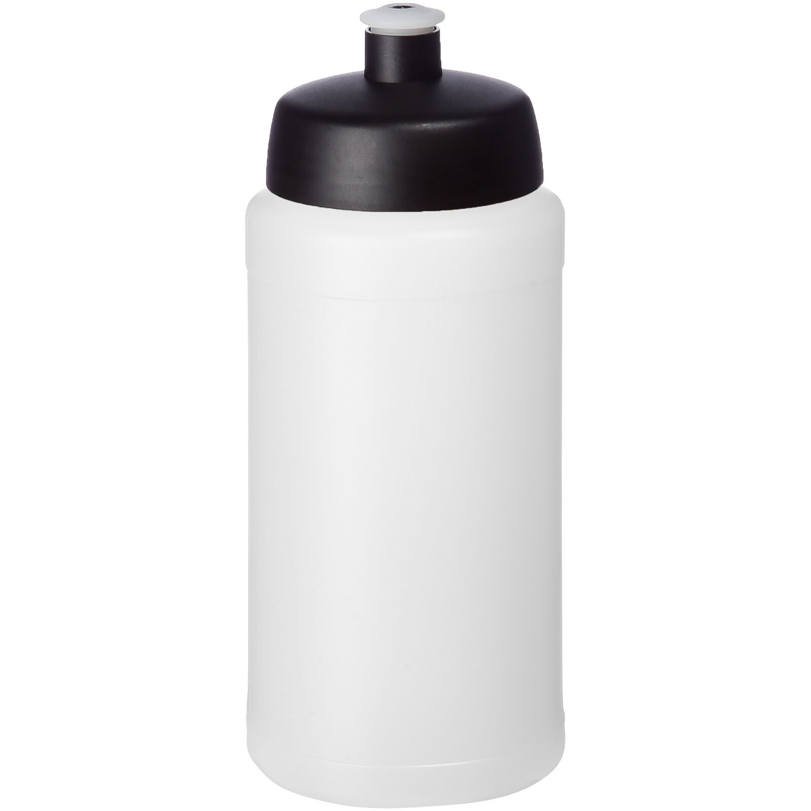Baseline Plus 500 ml Flasche mit Sportdeckel - transparent -  schwarz-197