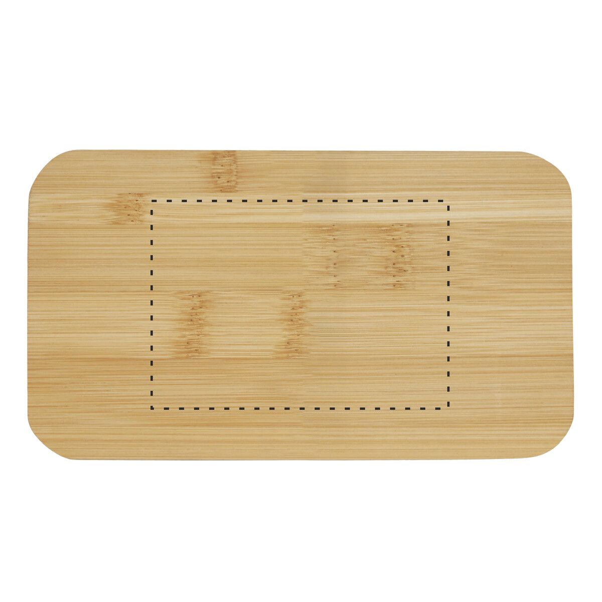 Veredelungsposition mittig auf dem Holzdeckel