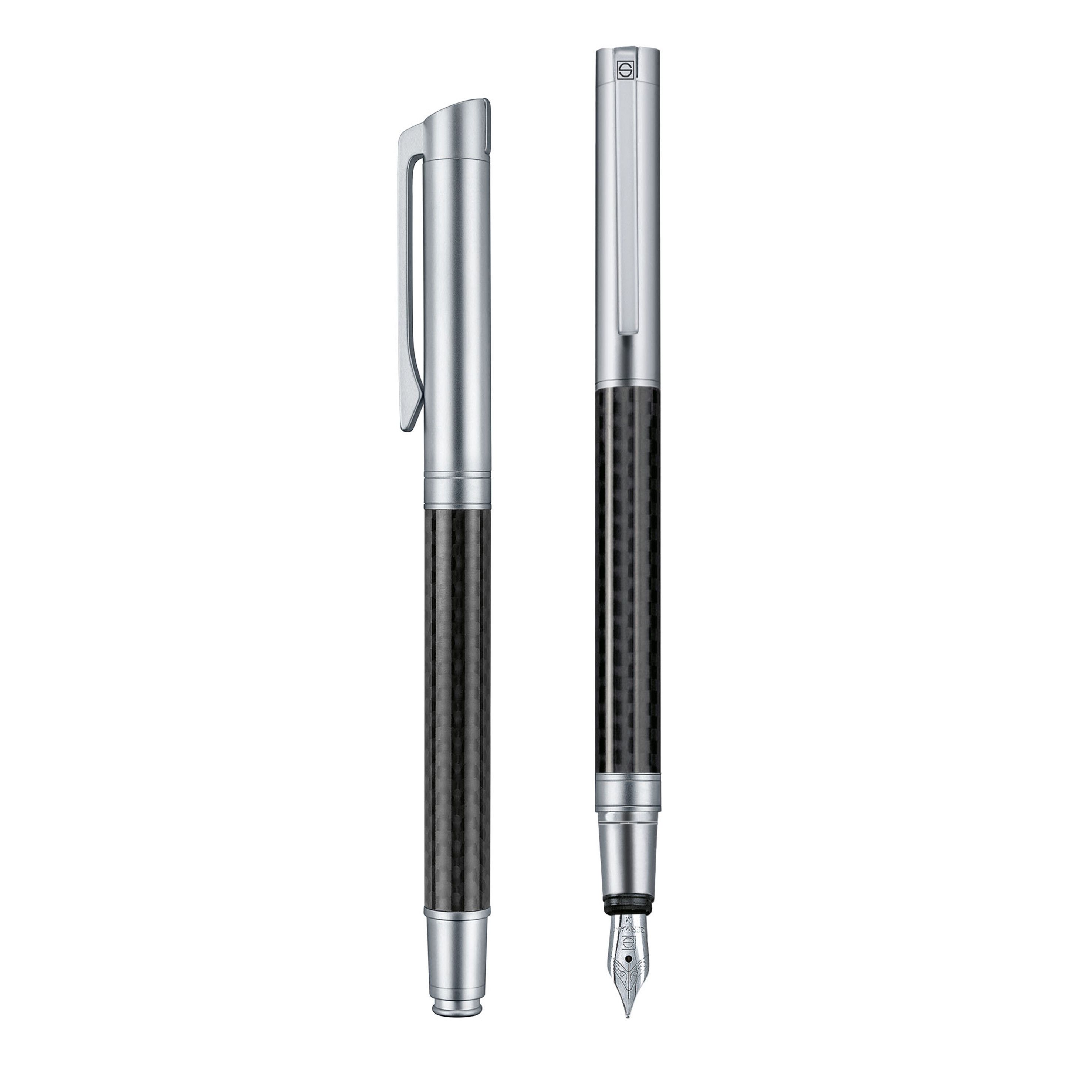 Carbon Line Füllhalter - silber-576