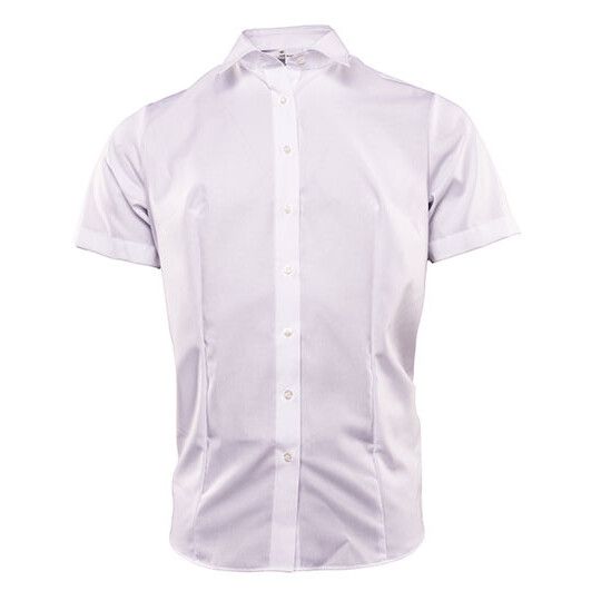 Women´s Blouse Comfort Fit Short Sleeve - white-614