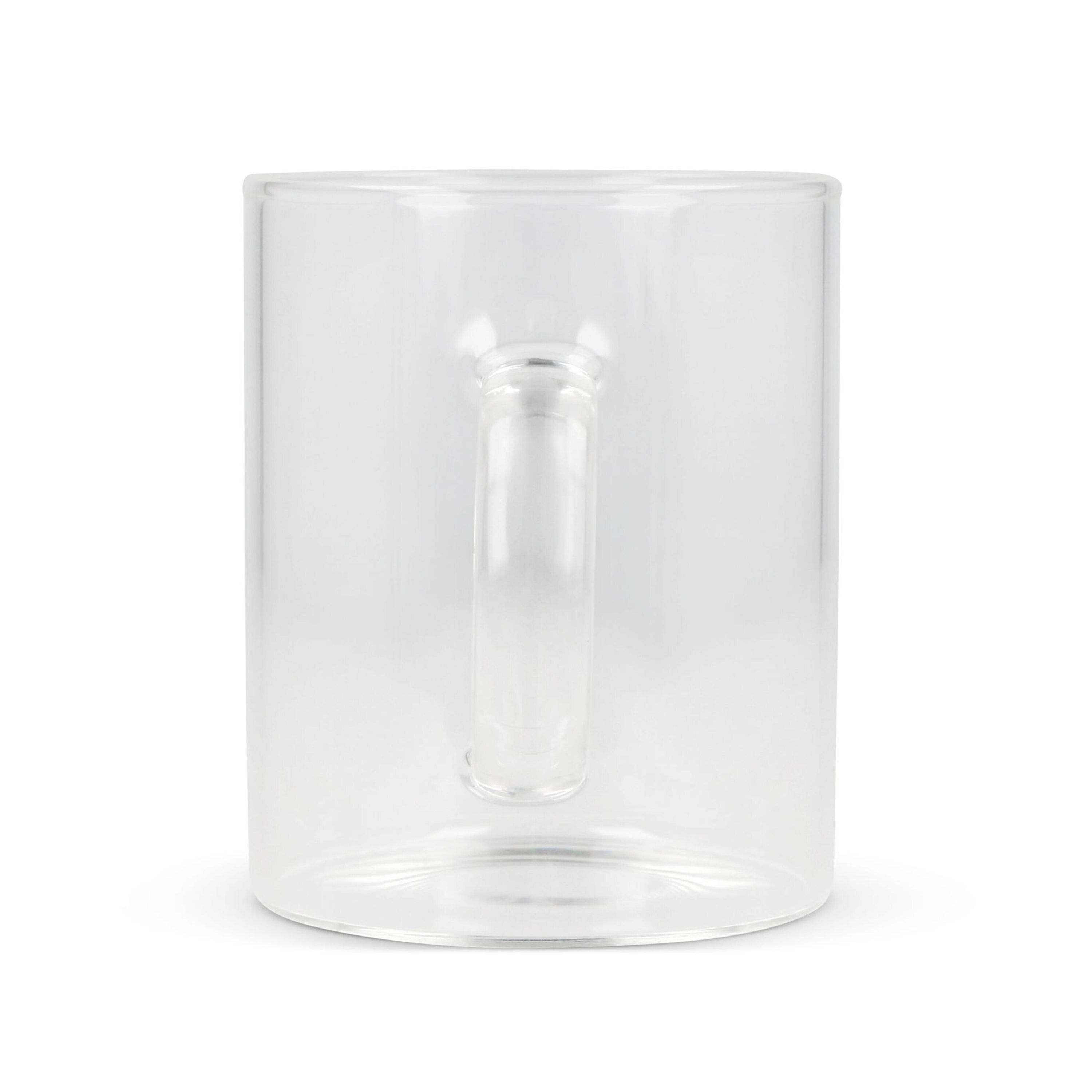 Kaffeeglas mit Henkel Vardez 180 ml - transparent-562