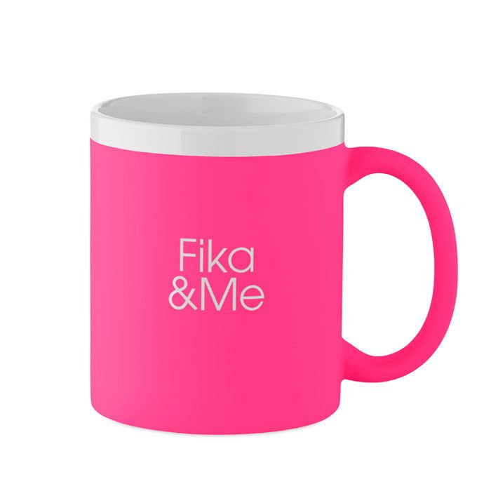 Keramikbecher 300 ml MUGIVA - neon fuchsia-29