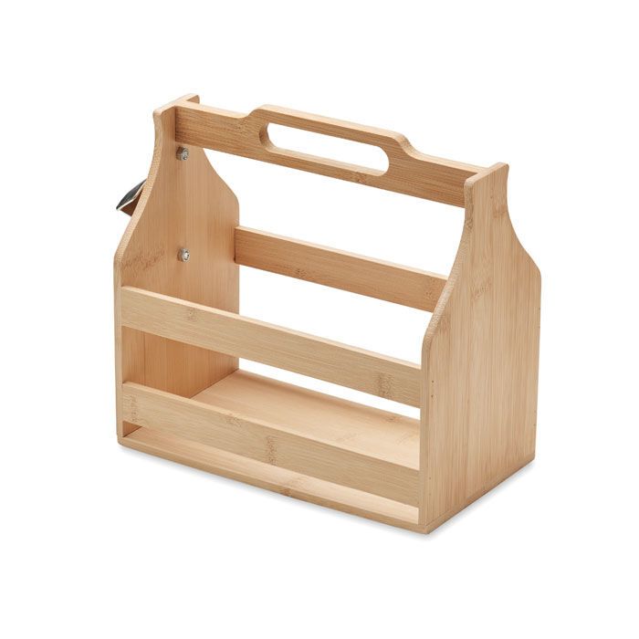 6 Bierkästen aus Bambus CABAS - holz-73
