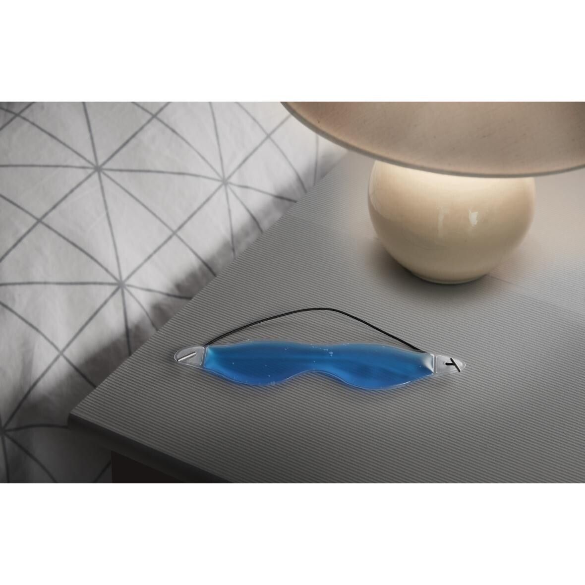 Augenmaske Oasis - transparent - blau-733