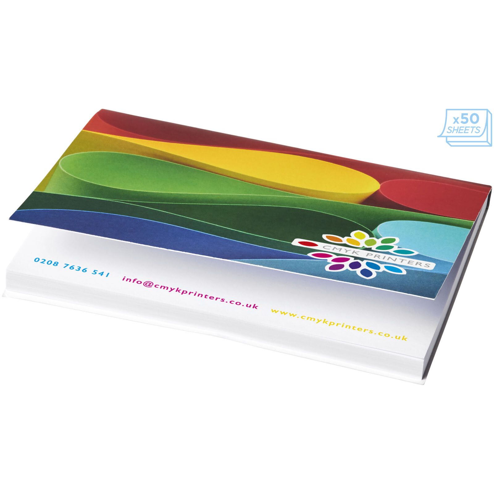 Sticky-Mate Haftnotizen A7 100x75mm - weiss-944