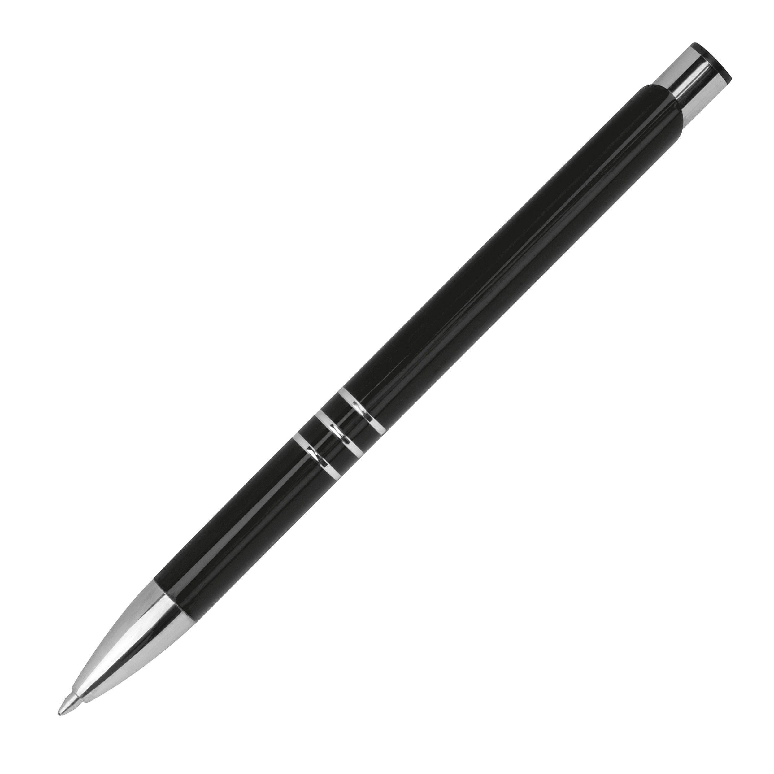 Schreibset bestehend aus einem Kugelschreiber und einem Rollerball - schwarz-806