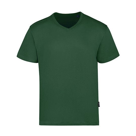 Men´s Luxury V-Neck Tees - bottle green-574