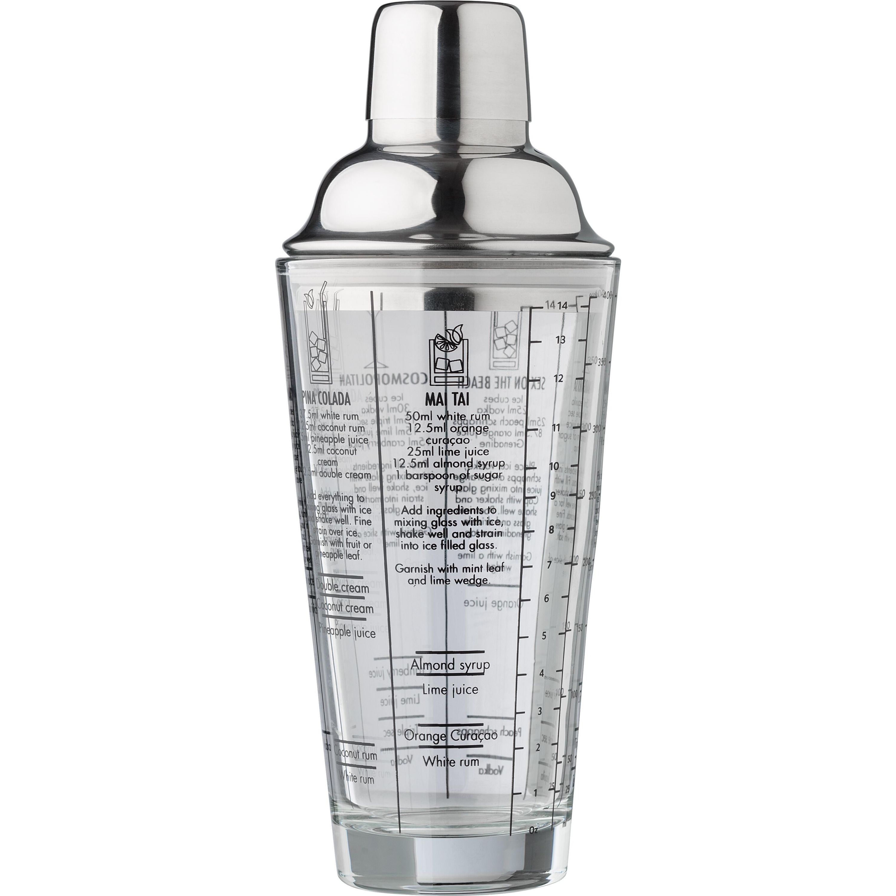 Glas-Cocktailshaker (400 ml) Adela - neutral-343