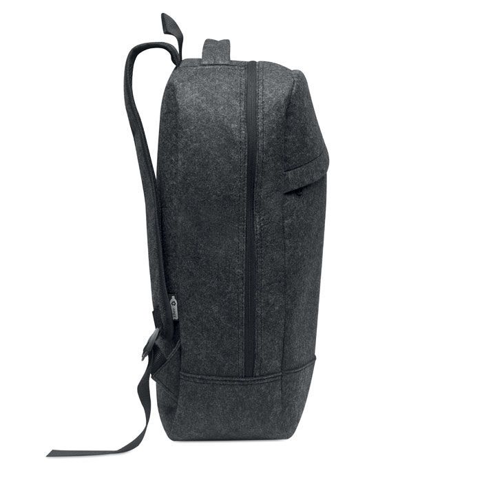 13" Laptop Rucksack RPET-Filz LLANA - steingrau-377