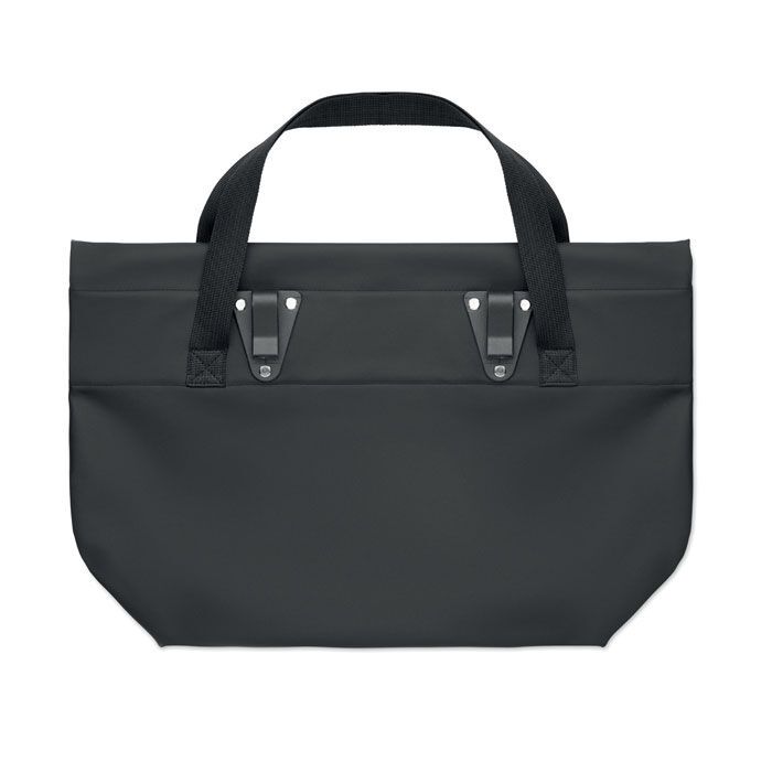 Fahrrad-Einkaufstasche PU 10L RIDE TOTE BAG - schwarz-763