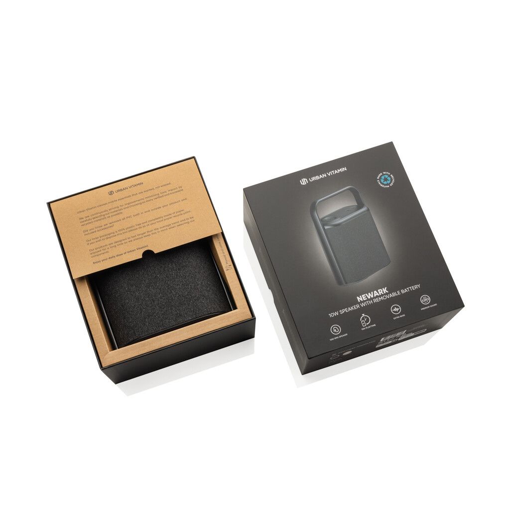 Urban Vitamin Newark 10W RCS Speaker mit entnehmb. Batterie - schwarz-94
