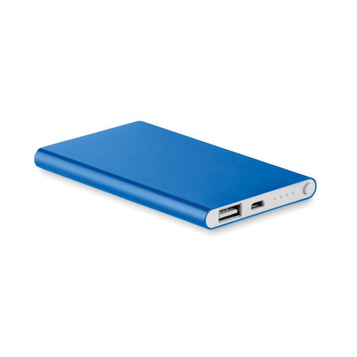 Powerbank 4000 mAh POWERFLAT - königsblau-310