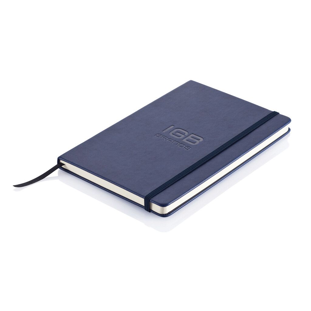 Deluxe Hardcover PU A5 Notizbuch - navy blau-957