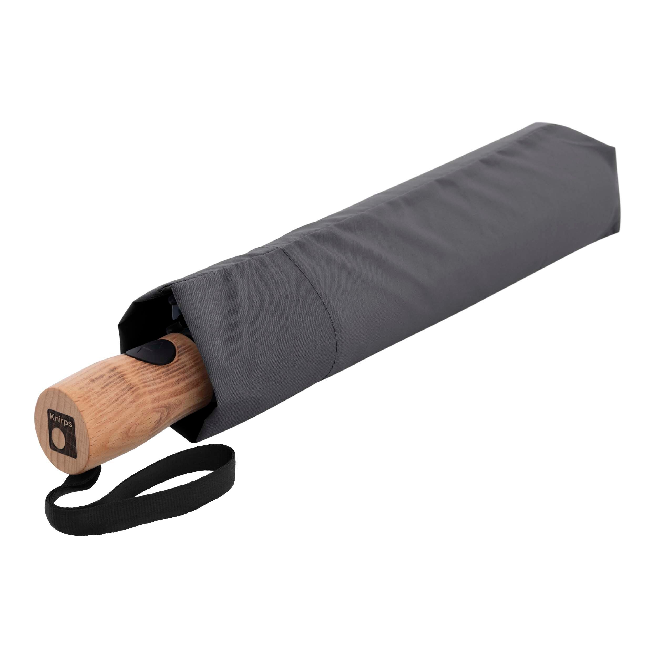 Taschenschirm Timber duomatic - grau-959