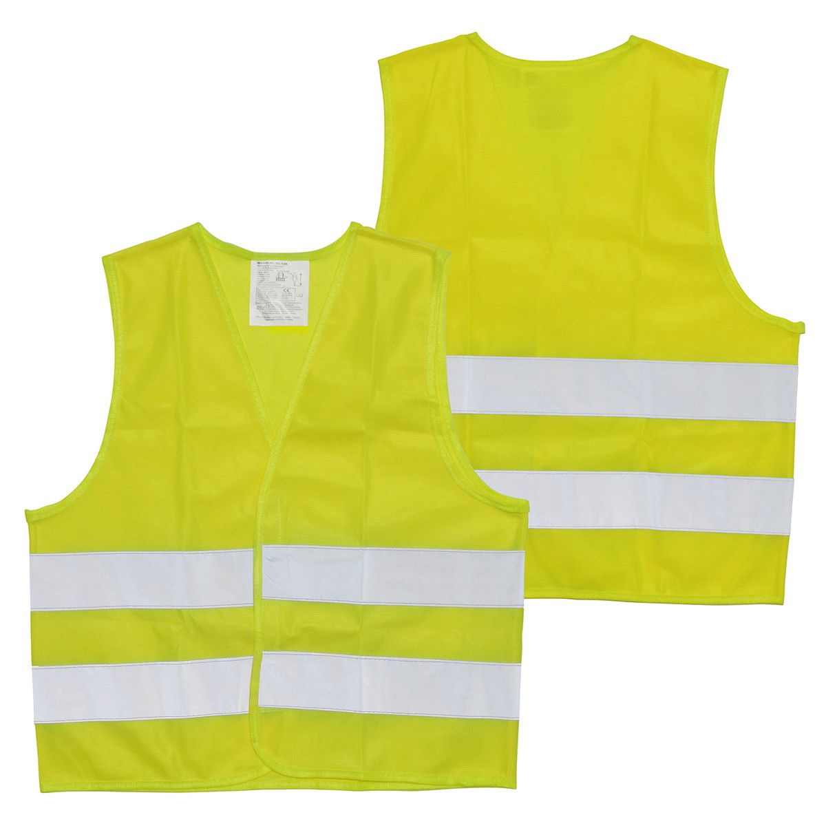 Kinder-Sicherheits-Warnweste - neongelb-653