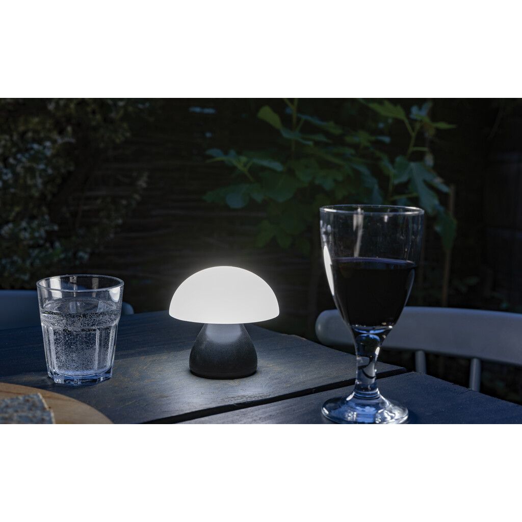 Luming wiederaufladbare USB-Tischlampe aus RCS Kunststoff - schwarz-396