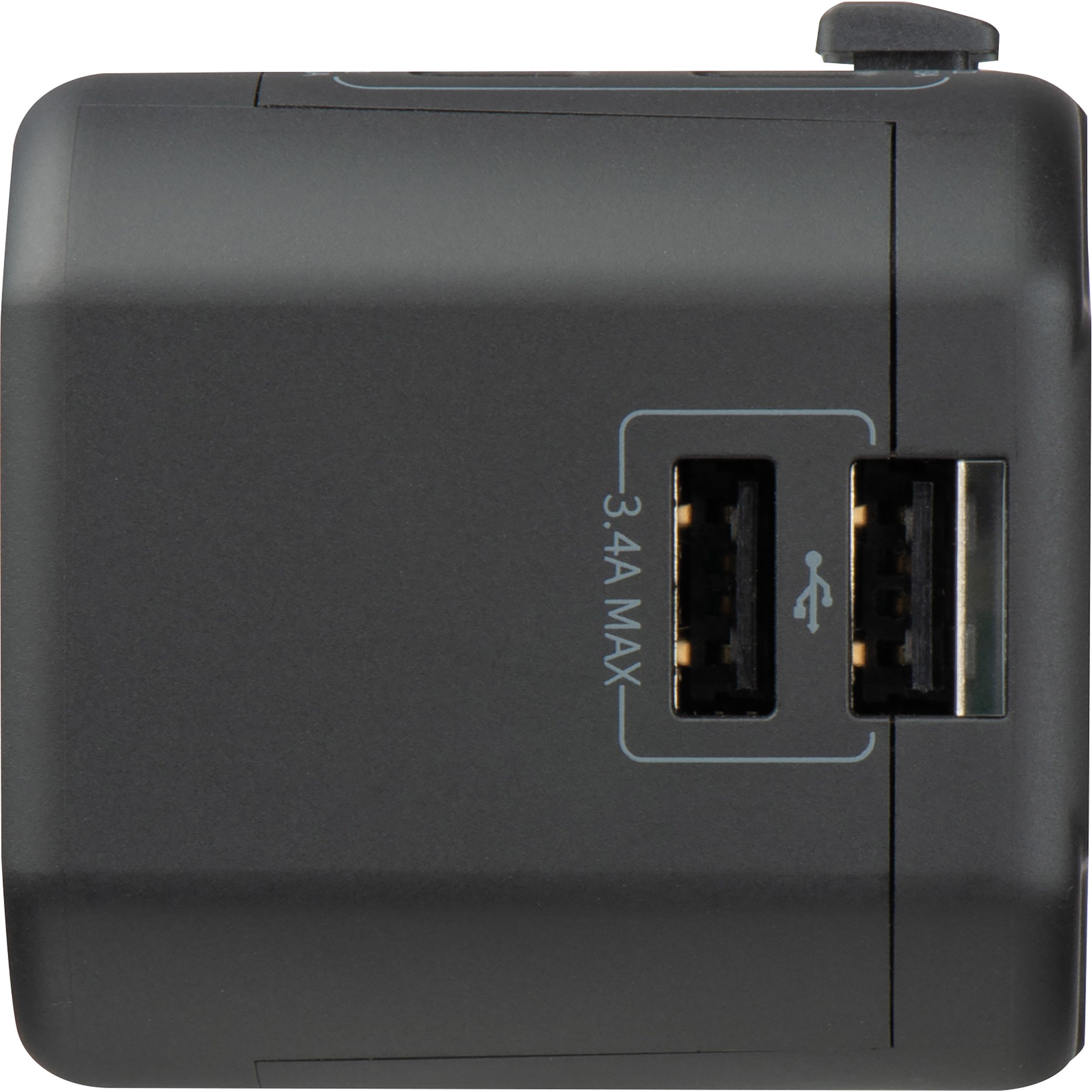 Reiseadapter Maracena - schwarz-71
