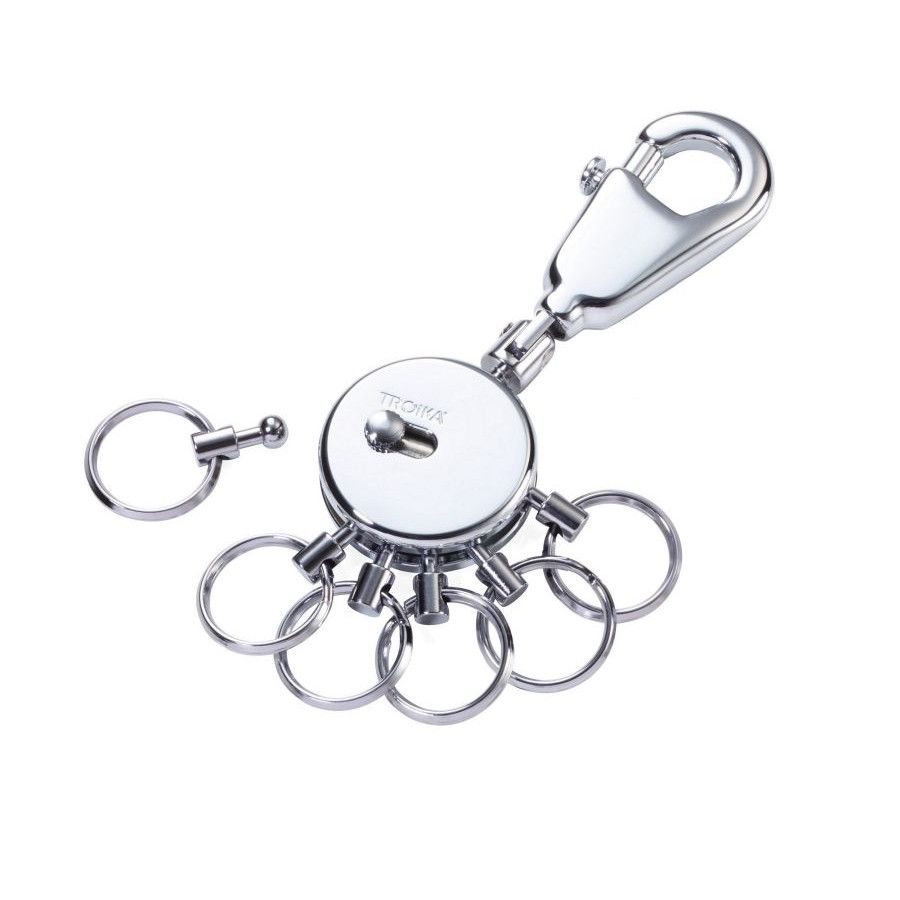 Troika Schlüsselanhänger PATENT - silber-490
