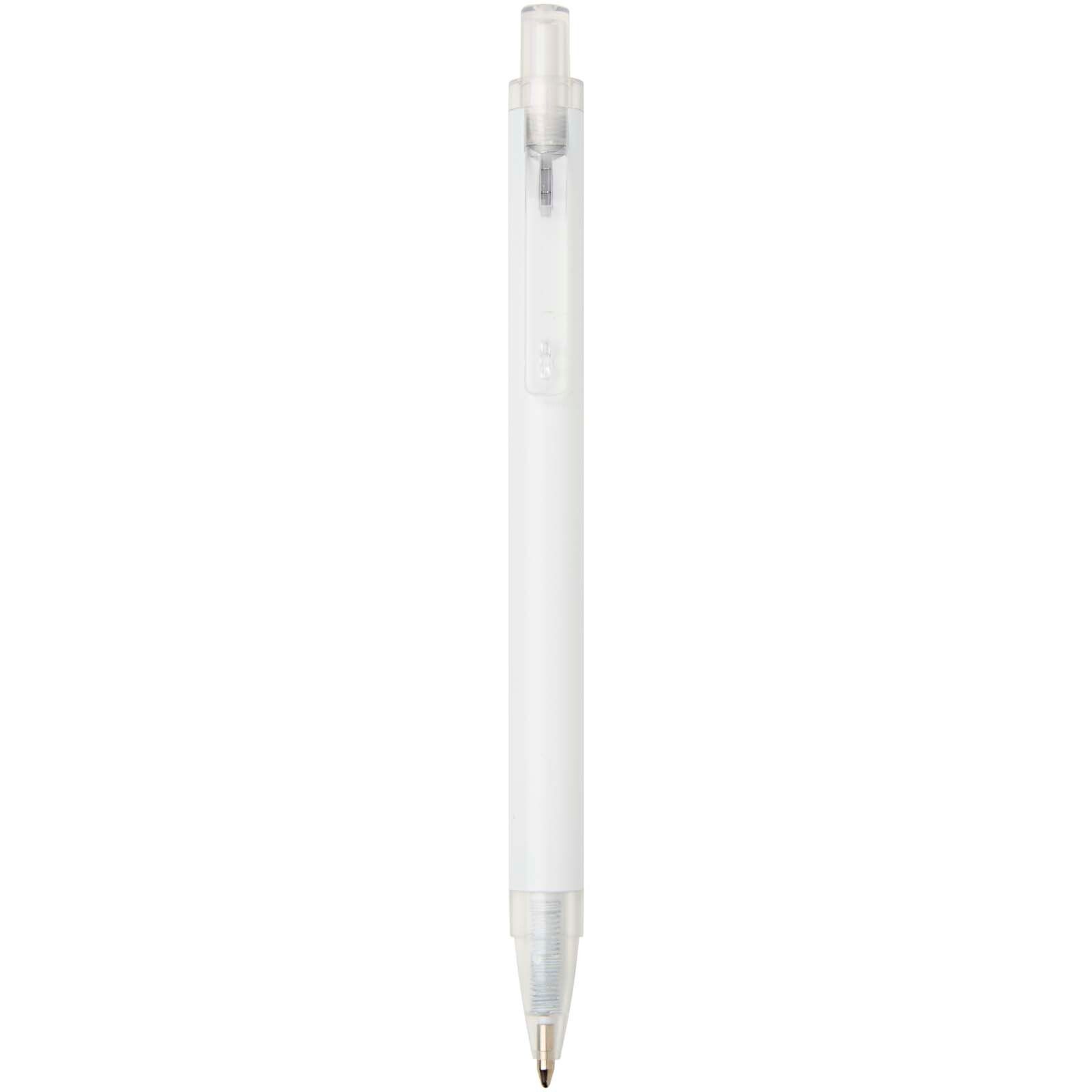 Spectrum Kugelschreiber aus recyceltem Aluminium blaue Tinte - weiss-787
